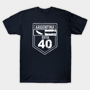 Argentina Ruta 40 (distressed) T-Shirt